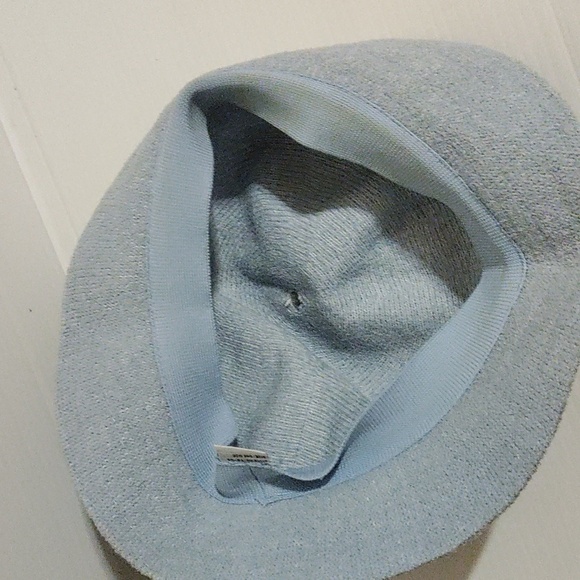 Vintage 90s Y2k Kangol light blue fuzzy furry bucket hat - Picture 7 of 7